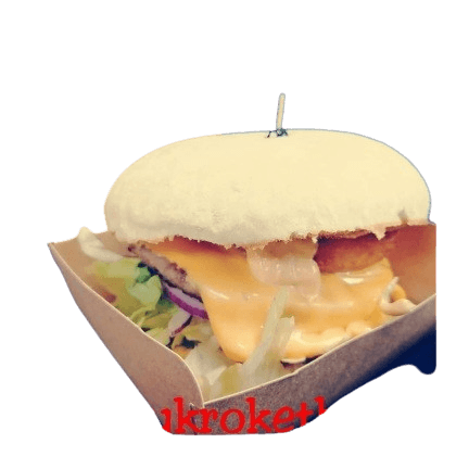 Cheesykroketburger